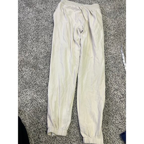 M&S Marks & Spencer Cotton Joggers, Cream Athleisure Women’s S, Cream Cozy - Picture 10 of 12